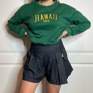 Guess Los Angeles Blue Tailored Denim Skort - Size 27